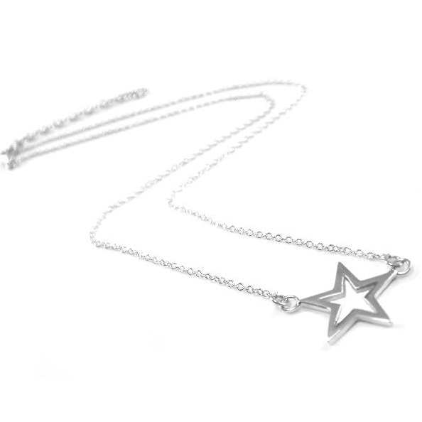 Silver Star Necklace