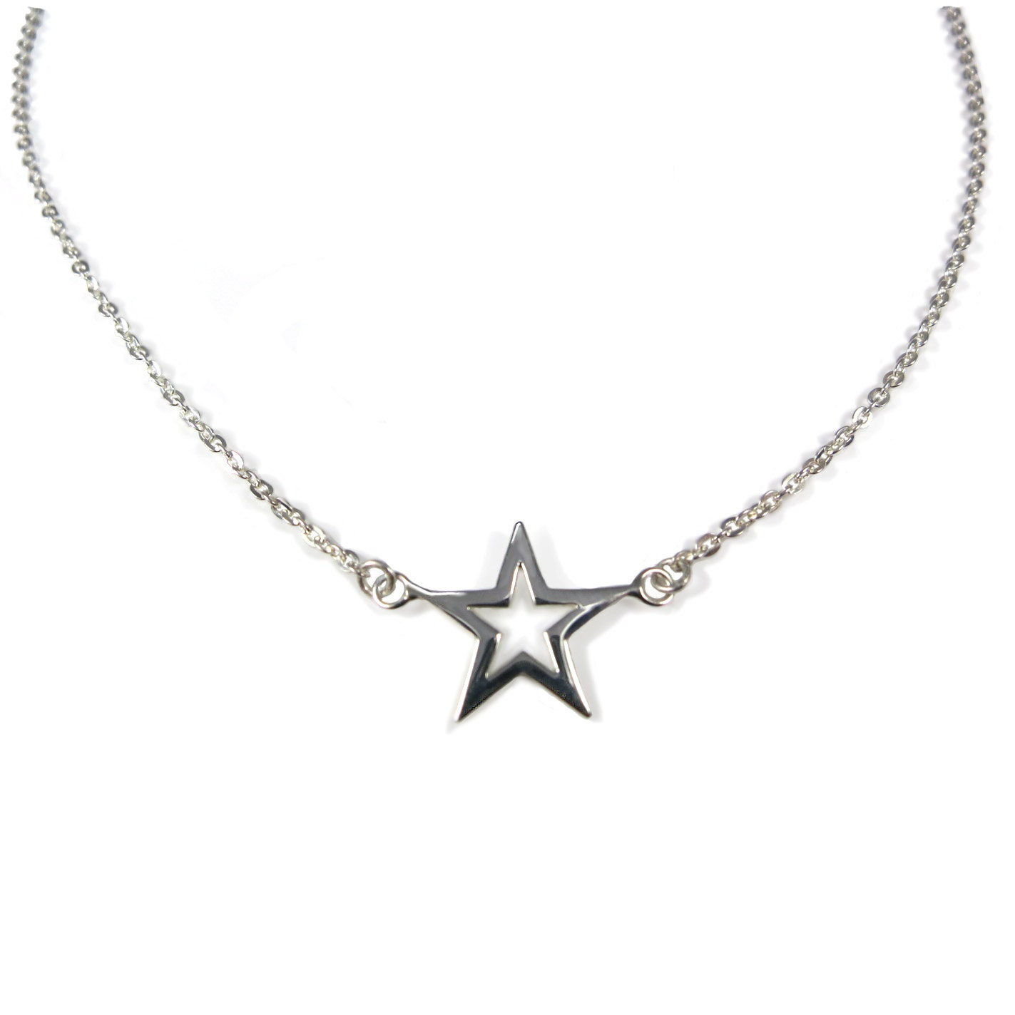 Silver Star Necklace