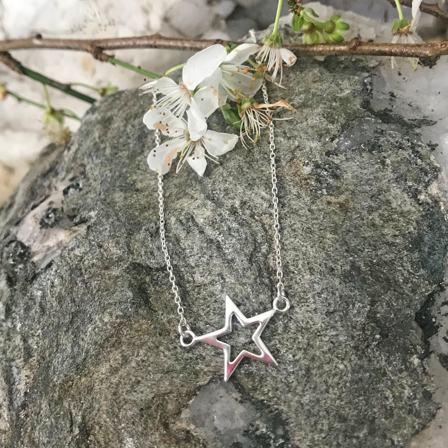 Silver Star Necklace