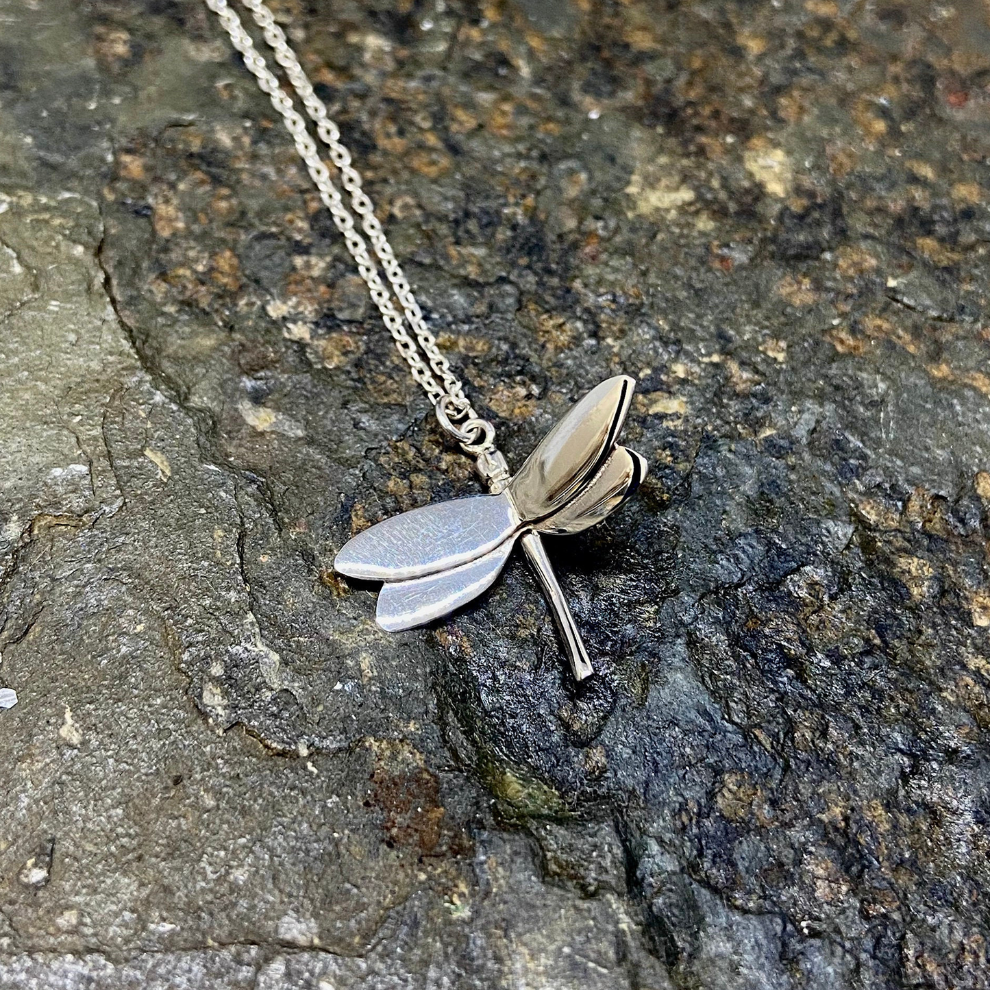 Sterling Silver 925 Dragonfly on a Chain