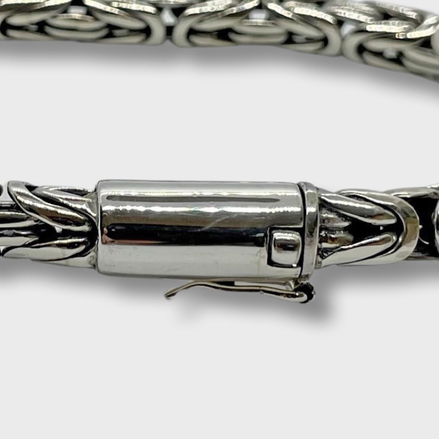 Borobudur Byzantine Silver Bracelet 6mm