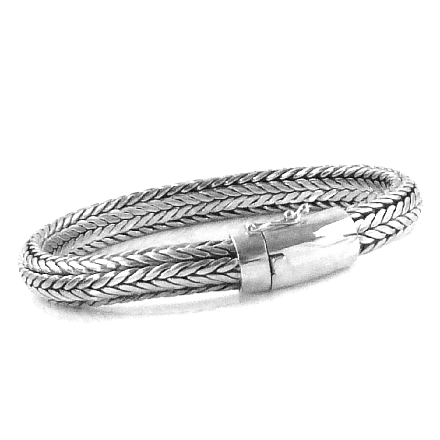 Hallmarked Bali Snake Design Bangle