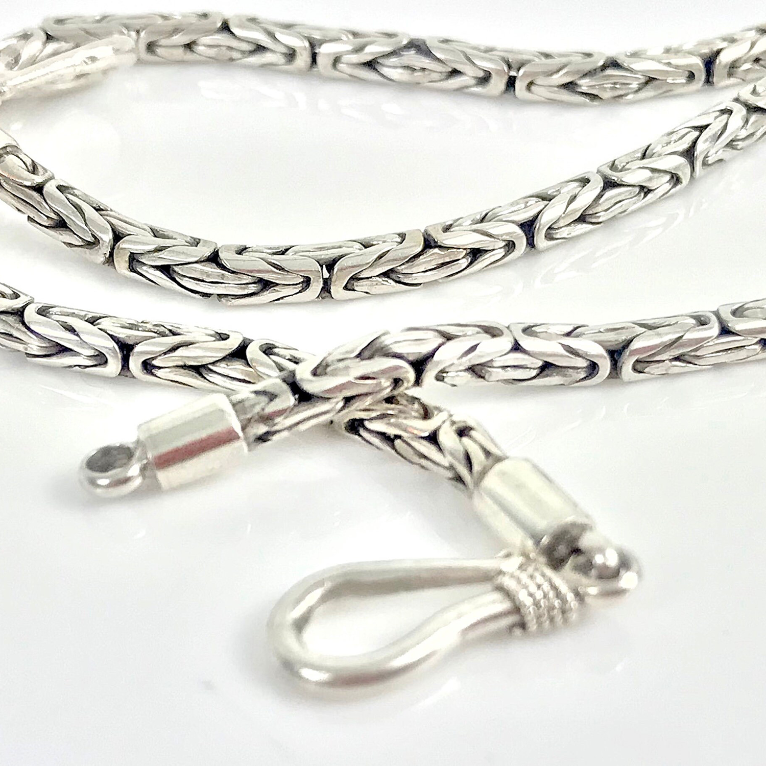Mens sterling 2025 silver bali bracelets