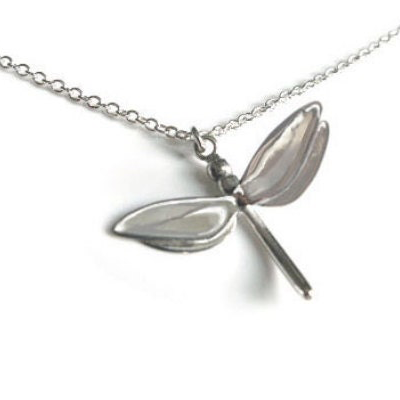 Sterling Silver 925 Dragonfly on a Chain