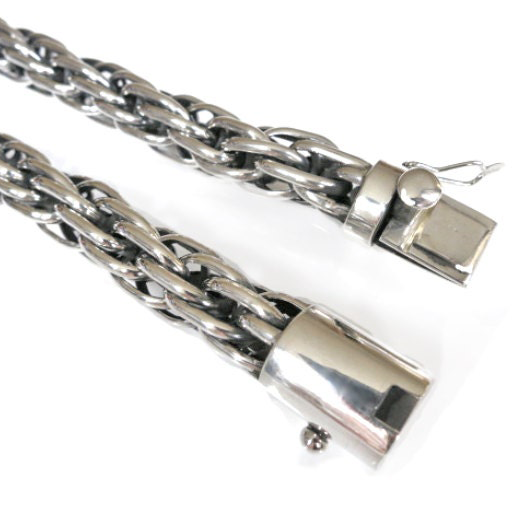 Mens Silver Multi Link Bracelet Solid Sterling Silver